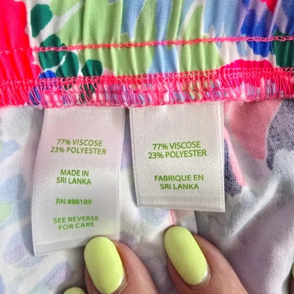Lilly Pulitzer Vibrant Floral Athletic Shorts - Picture 8 of 8